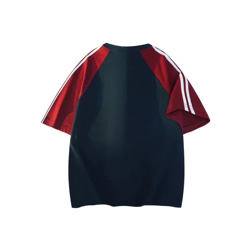 ROBINHOOD T Shirts Unisex Navy Blue & Burgundy-1