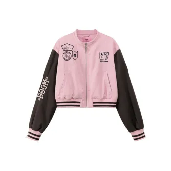 CHUU Cropped Coat Women's Light Pink