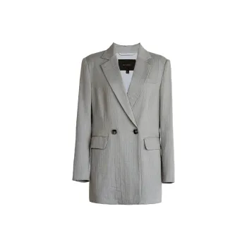 ROEYSHOUSE Business Suit Women's Gray Blue