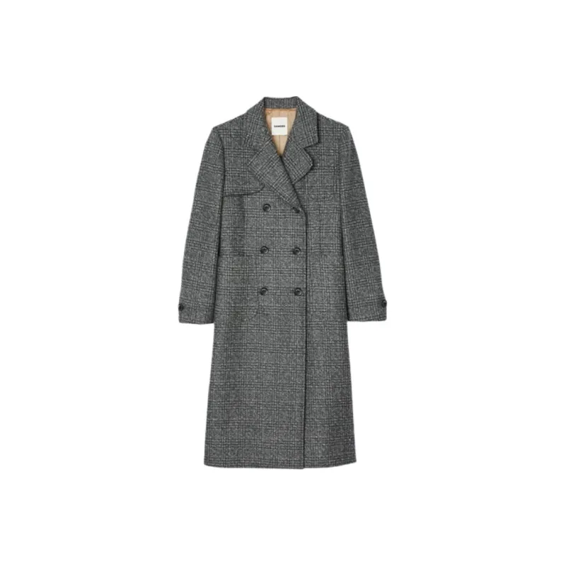 Sandro Checked Coat-0