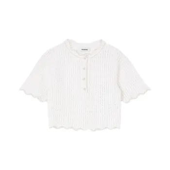 Sandro Faux pearl Top