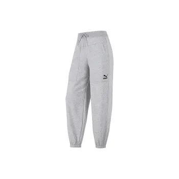 PUMA Knitted Sweatpants Women's Gray