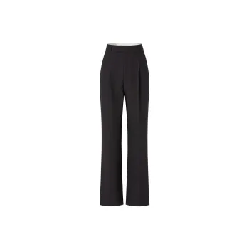 JZ. ANNAKRO Casual Pants Women's Plain Black