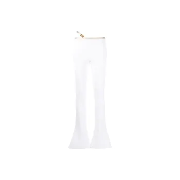 BALMAIN Knitted Sweatpants Women's White