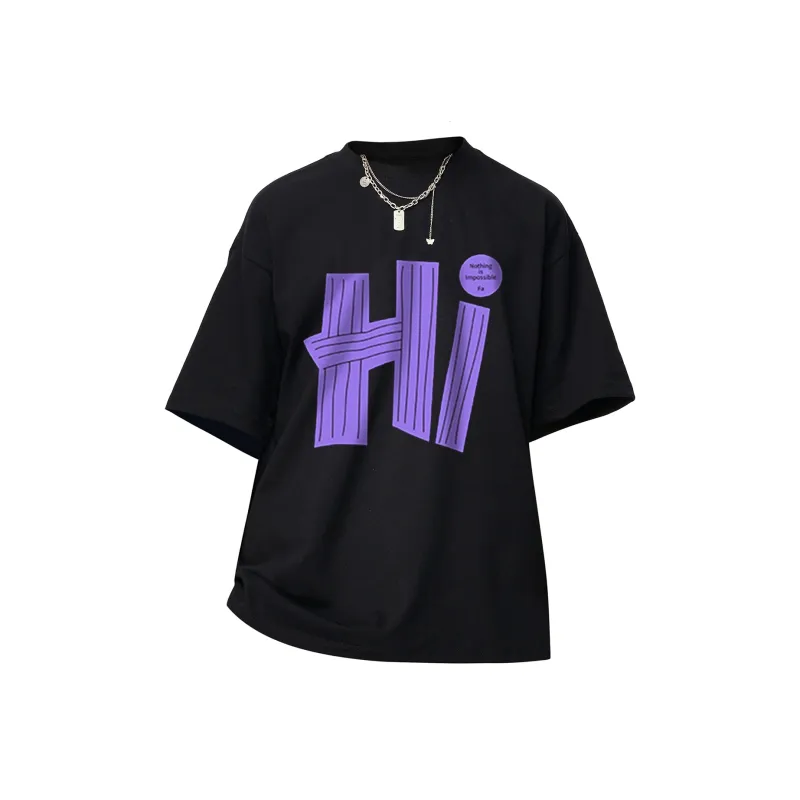 WHELVE T Shirt Unisex Black & Purple-0