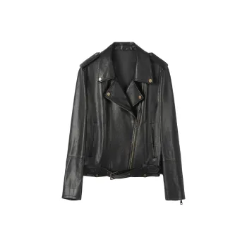 SINBOS Leather Jackets Women's