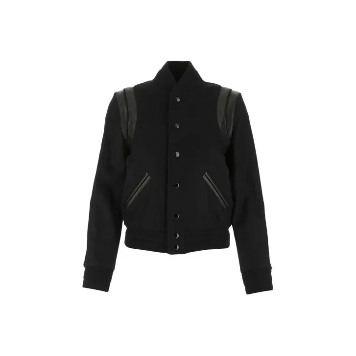 SAINT LAURENT Teddy Varsity Jacket-0