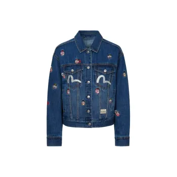 EVISU Denim Jacket Women's Blue