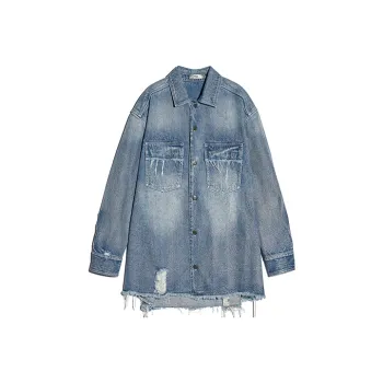 IEW.H Loose Fit Moderate Denim Jacket All Unisex Denim Blue