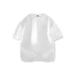 White (Playful) Smile Chest Logo