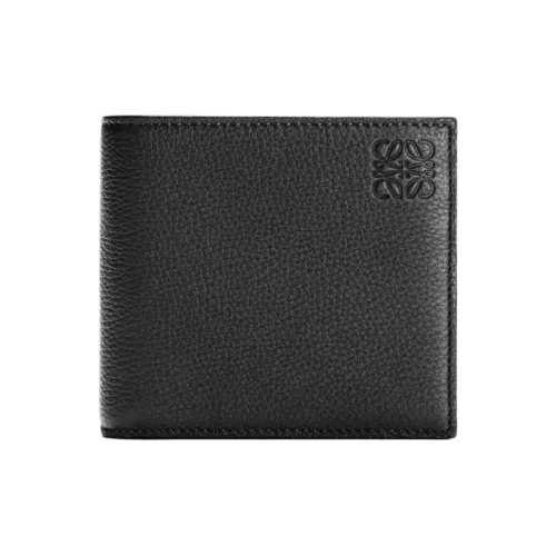 LOEWE Calfskin Wallet Men's Black