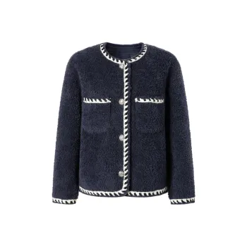 JZ. ANNAKRO Coats Women's Dark Blue