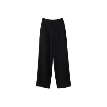 YUMOMO STAR SS22 Casual Pants Women's Piano Black
