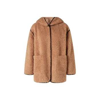 JZ Juzui Velvet feel Coat Women's Camel
