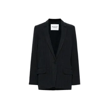 ISABEL MARANT ETOILE Charlyne Pinstriped Blazer