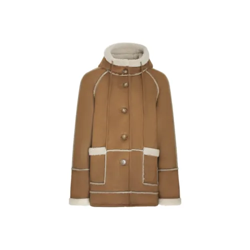 Little Pull Velvet feel Coat Women's