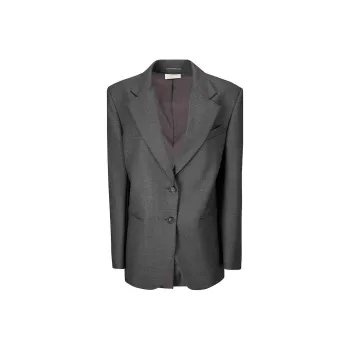 SportMax Baffo Single Breasted Long Sleeved Jacket