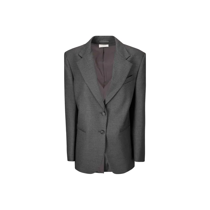 SportMax Baffo Single Breasted Long Sleeved Jacket-0