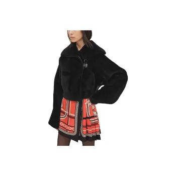 HERMES SS23 Leather Jacket Women's Black