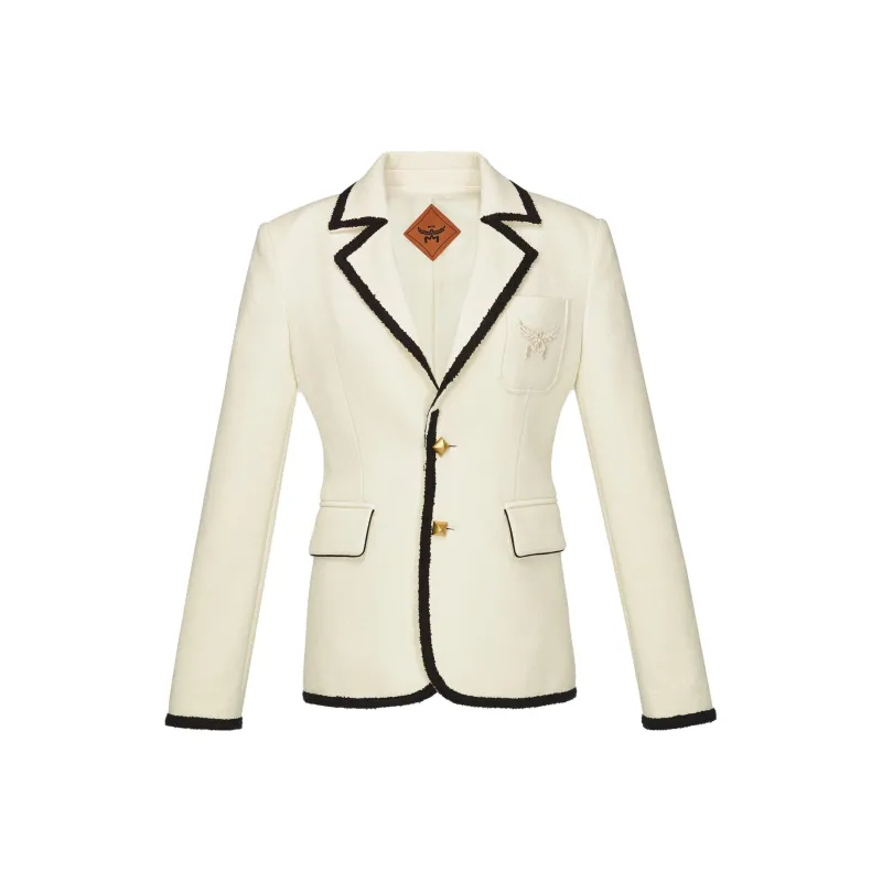 MCM Business Suits Coats Women's Beige-0
