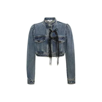 LULUALWAYS Denim Jacket Women's Blue