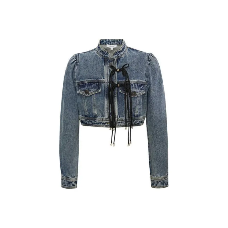 LULUALWAYS Denim Jacket Women's Blue-0