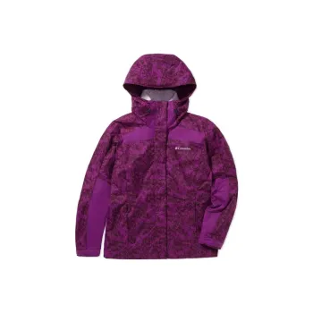 Columbia Windproof Windbreaker Jacket Women's Purple