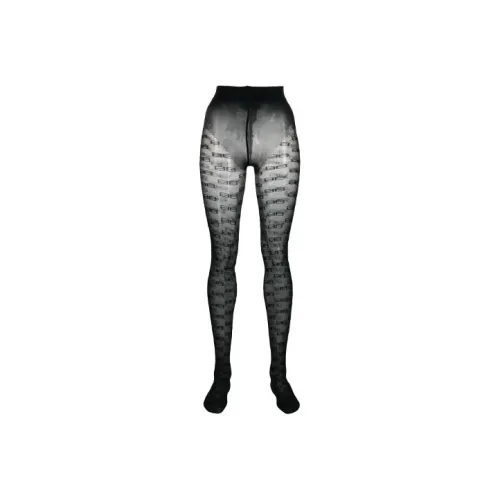 Balenciaga Bb Monogram Tights 
Black
