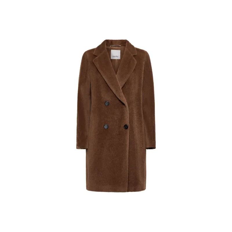 'S MAX MARA Double Breasted Long Sleeved Coat-0