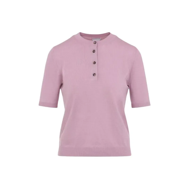 Bottega Veneta Short Sleeved Knitted Jumper-0