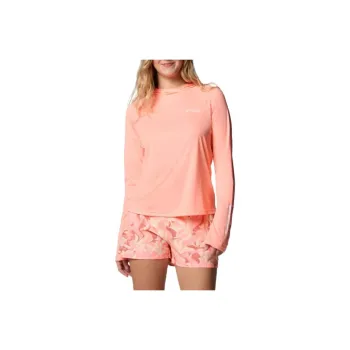 Columbia PFG Tidal Tee 2 Omni-Shade Omni-Wick Sweatshirt Women's Pink