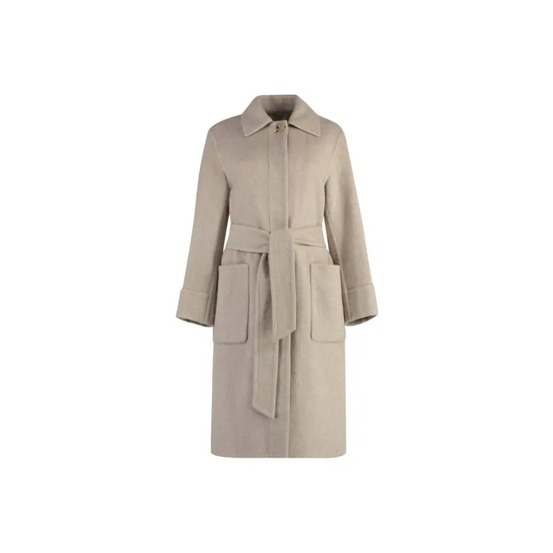 VINCE Coats Women's Beige-0
