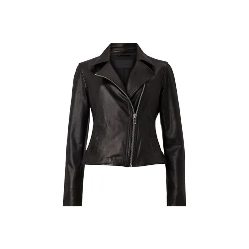 ALLSAINTS Leather Jackets Women's Black Black