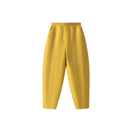MOSIIMORII Casual Pants Women's Glazed Yellow