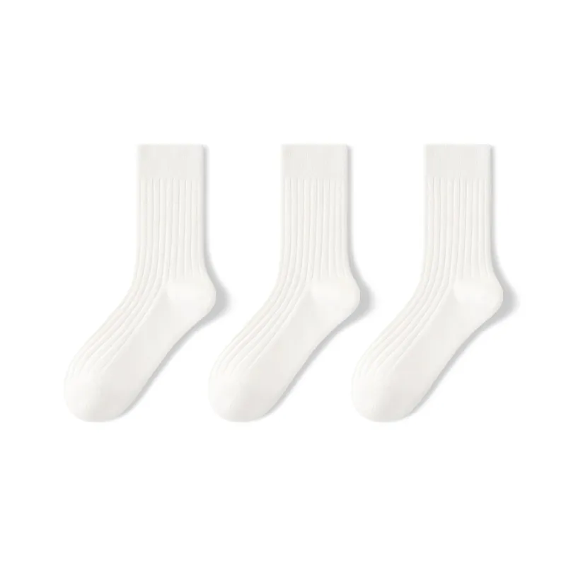 LUYOUYE Mid Calf Socks Men's 3 Pack-5