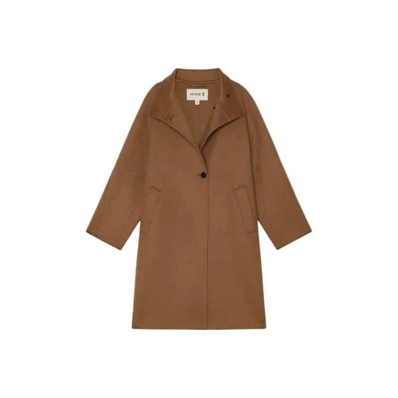 ICICLE Coats Women's Red Camel Color-0