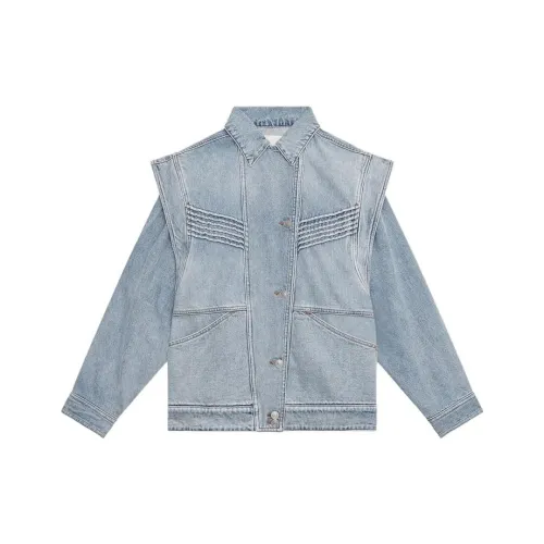 ISABEL MARANT Denim Jacket Women's Ice Blue