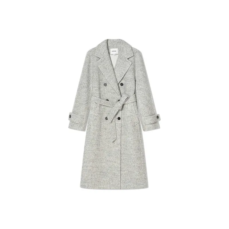 COVERINS Coats Women's Light Gray-0