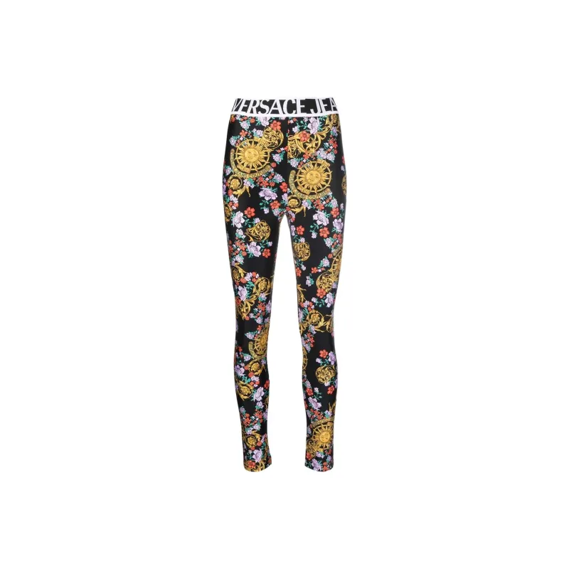 VERSACE JEANS COUTURE Sun Flower Garland Trousers-0