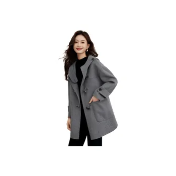 Mo Han Yi Mei Coat Women's Medium Gray