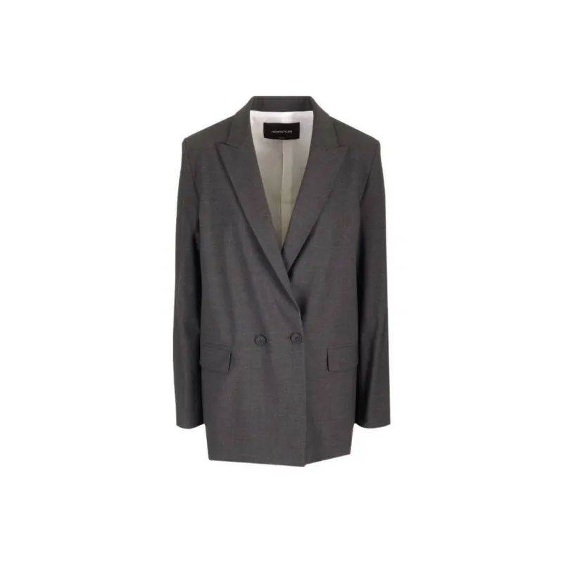 Fabiana Filippi Double Breasted Oversized Blazer-0