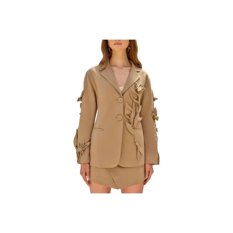 CULT GAIA Serenity Single Breasted Blazer-0