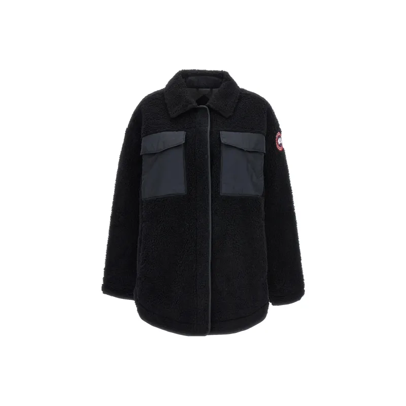 Canada Goose Velvet Jackets Women's Black-0