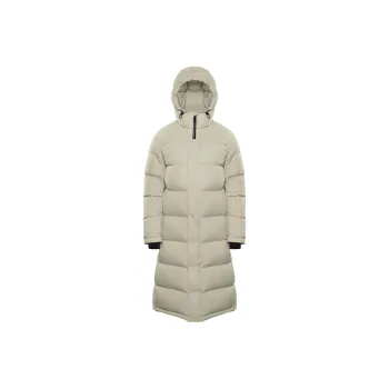 ARITZIA The Super Puff Long CliMATTE Down Jacket Women's Haze Grey/Haze Gray