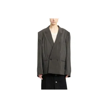 Lemaire Double breasted Silk Blend Blazer
