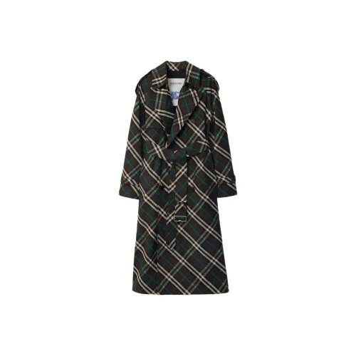 Burberry Long Check Blend Trench 'Snug'