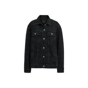 COACH Denim Jacket Women's Black