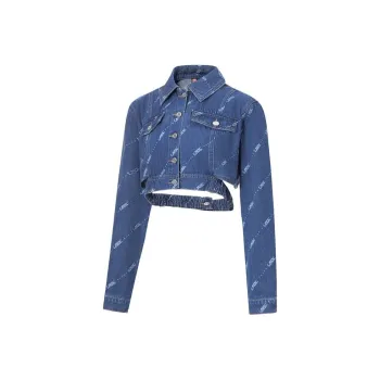 LiNing Denim Jackets Women's Blue
