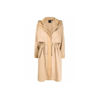 PINKO Trench Coats Women's Light Umber