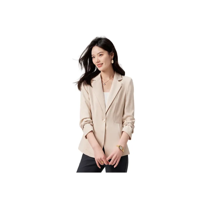 Mylan SS24 Business Suit Women's Apricot-0